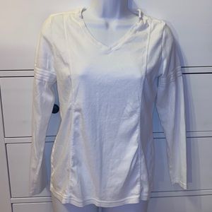 Danskin Long Sleeve Athletic Shirt White